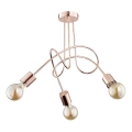 Lámpara de techo TANGO 3xE27/15W/230V cobre