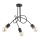Lámpara de techo TANGO 3xE27/15W/230V negro