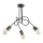 Lámpara de techo TANGO 3xE27/15W/230V negro