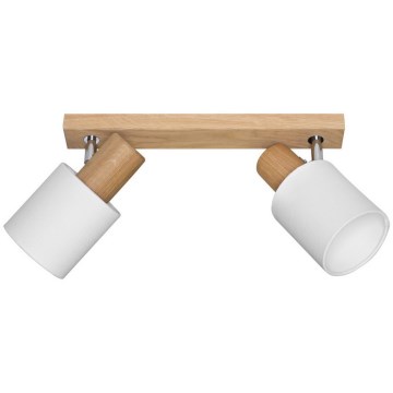 Lámpara de techo TREEHOUSE 2xE27/25W/230V roble