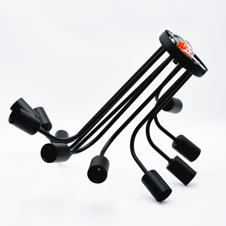 Lámpara de techo TRINITY 10xE27/15W/230V negro