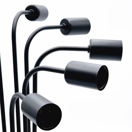 Lámpara de techo TRINITY 10xE27/15W/230V negro
