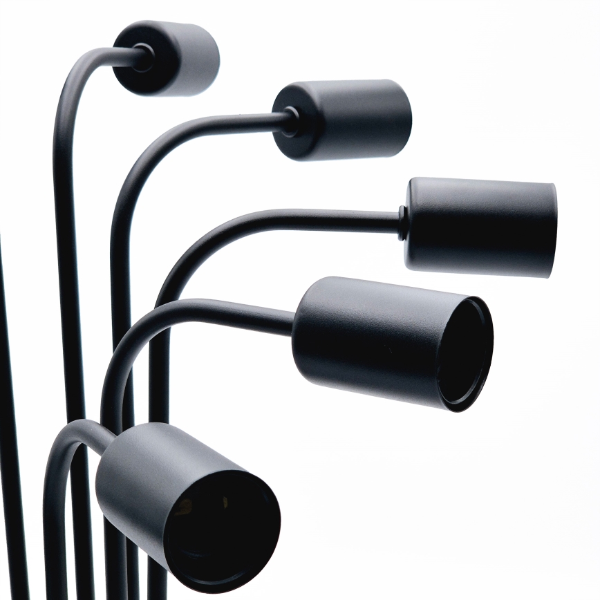Lámpara de techo TRINITY 10xE27/15W/230V negro