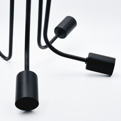 Lámpara de techo TRINITY 5xE27/15W/230V negro