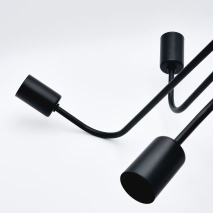 Lámpara de techo TRINITY 5xE27/15W/230V negro
