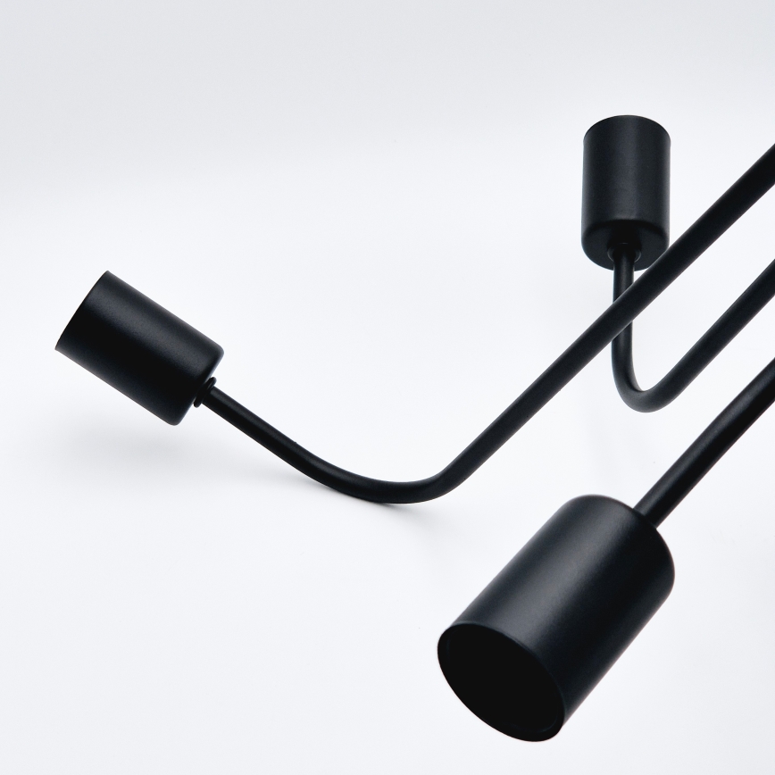 Lámpara de techo TRINITY 5xE27/15W/230V negro