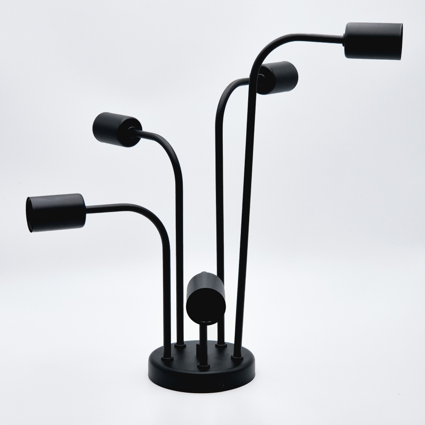 Lámpara de techo TRINITY 5xE27/15W/230V negro