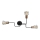Lámpara de techo TUBE II 3xE27/15W/230V negra