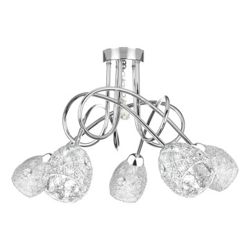 Lámpara de techo TWIST CRYSTAL 5xE14/40W/230V