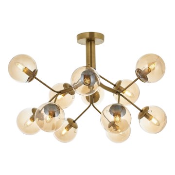 Lámpara de techo VARANA 12xE14/40W/230V bronce