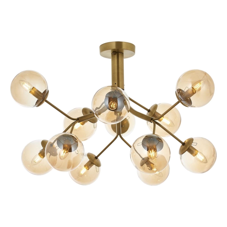 Lámpara de techo VARANA 12xE14/40W/230V bronce