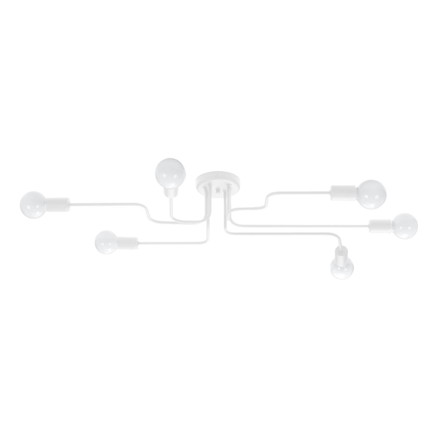 Lámpara de techo VECTOR 6xE27/15W/230V blanco