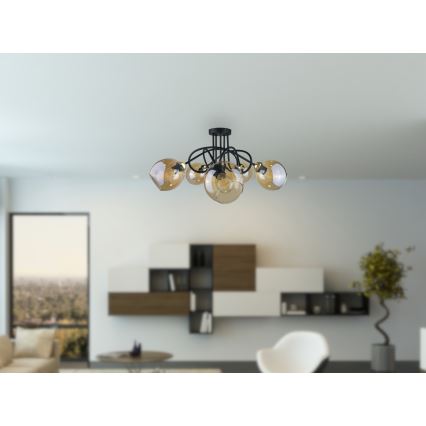 Lámpara de techo VENUS GOLD 5xE27/60W/230V