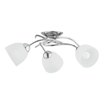 Lámpara de techo VERWIL 3xE27/15W/230V cromo brillante