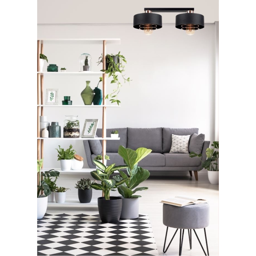 Lámpara de techo VEST 2xE27/60W/230V