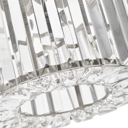 Lámpara de techo VETRO 1xE27/15W/230V Ø 24,5 cm cromo mate