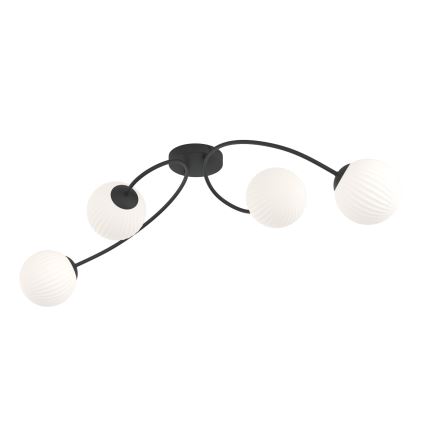 Lámpara de techo VIBRA 4xE14/10W/230V negro/blanco