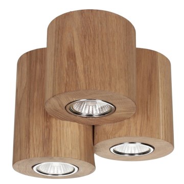 Lámpara de techo WOODDREAM 3xGU10/6W/230V roble