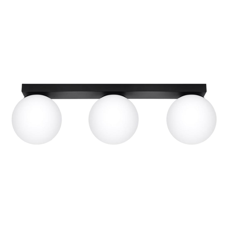Lámpara de techo YOLI 3xG9/12W/230V negra
