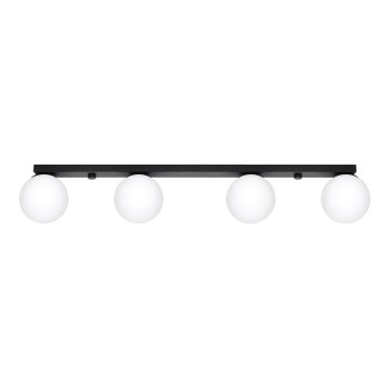 Lámpara de techo YOLI 4xG9/12W/230V negra