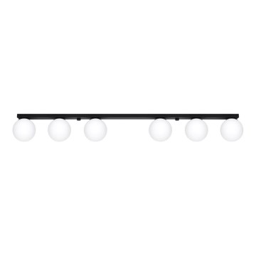 Lámpara de techo YOLI 6xG9/12W/230V negra