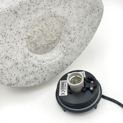 Lámpara decorativa de exterior LUMISTONE 1x E27/15W/230V IP65 Ø 38 cm