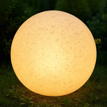 Lámpara decorativa de exterior LUMISTONE 1xE27/15W/230V IP65 Ø 38 cm