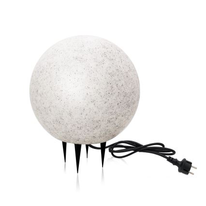 Lámpara decorativa exterior GARDEN BALL 1xE27/40W/230V IP65 diá. 25 cm