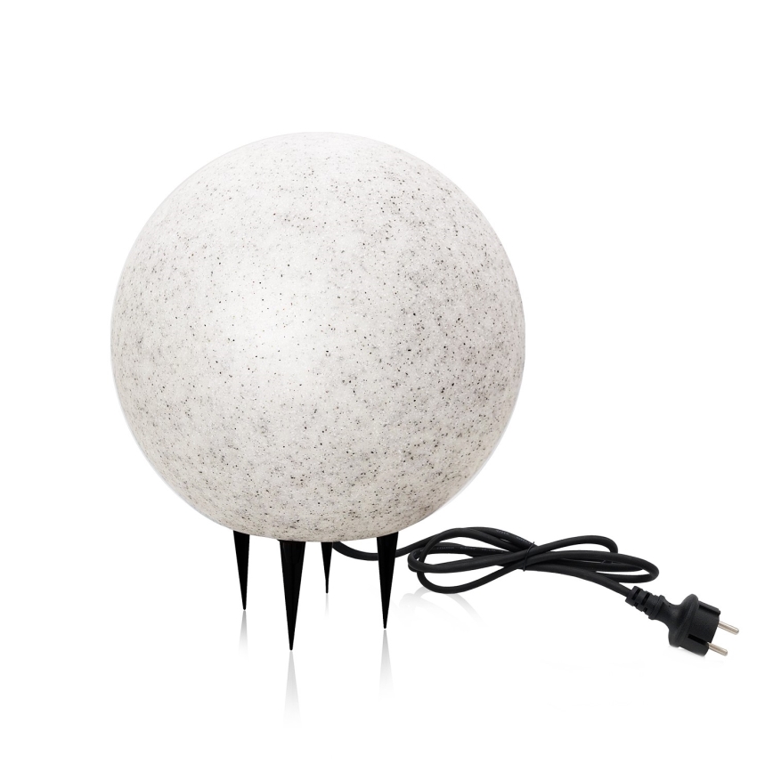 Lámpara decorativa exterior GARDEN BALL 1xE27/40W/230V IP65 diá. 25 cm