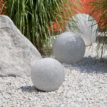 Lámpara decorativa exterior GARDEN BALL 1xE27/40W/230V IP65 diá. 28 cm