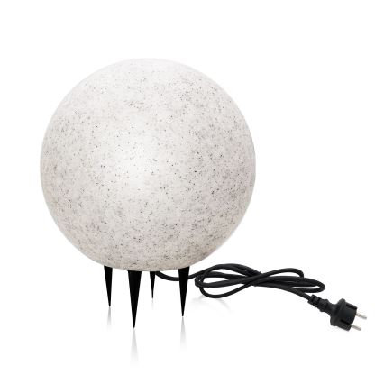 Lámpara decorativa exterior GARDEN BALL 1xE27/40W/230V IP65 diá. 28 cm