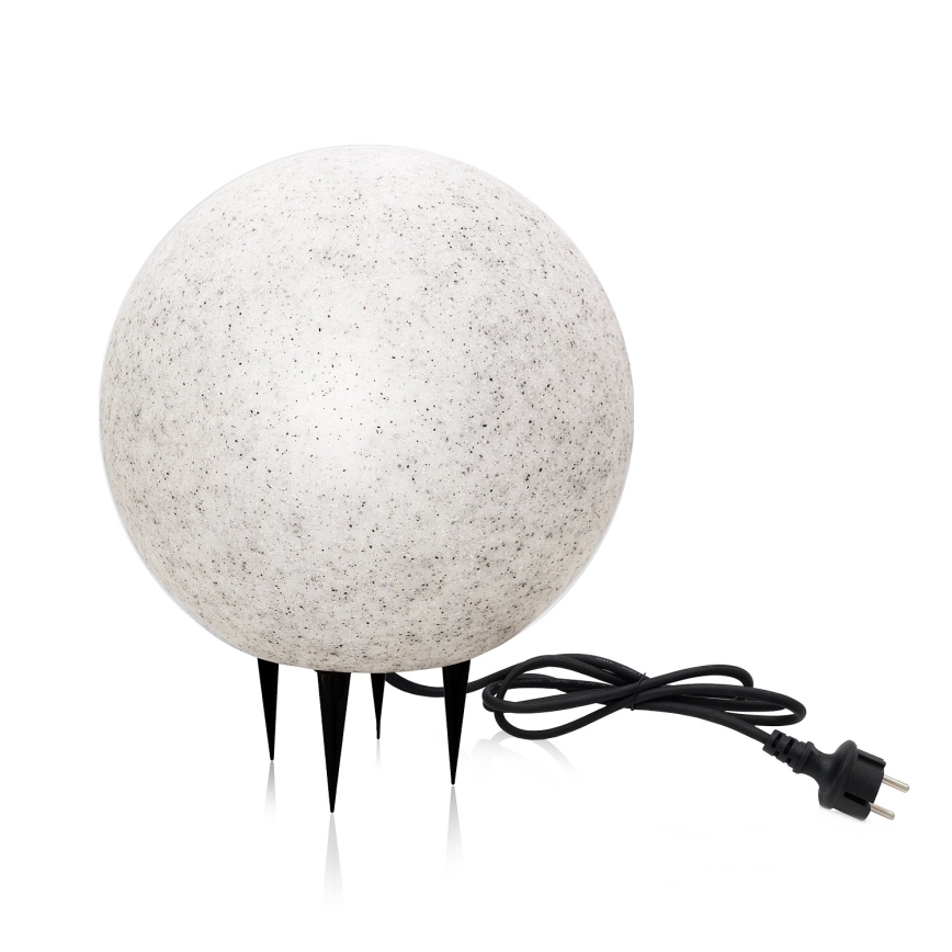 Lámpara decorativa exterior GARDEN BALL 1xE27/40W/230V IP65 diá. 28 cm