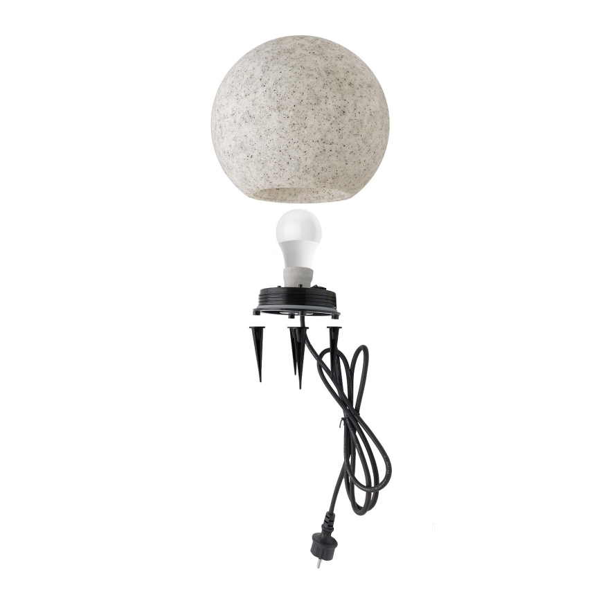 Lámpara decorativa exterior GARDEN BALL 1xE27/40W/230V IP65 diá. 28 cm