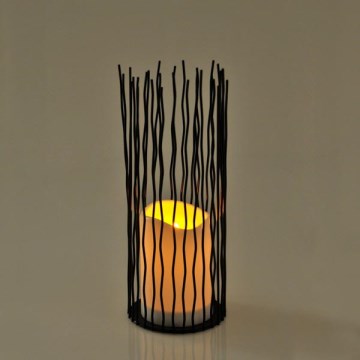 Lámpara decorativa LED exterior NYBORG LED/2xAA 35 cm IP44 blanco cálido