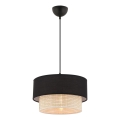Lámpara ECHO 1xE27/60W/230V negro/crema