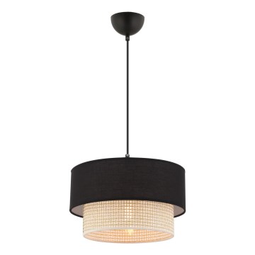 Lámpara ECHO 1xE27/60W/230V negro/crema