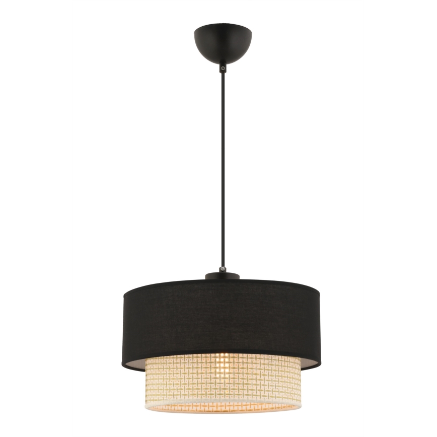 Lámpara ECHO 1xE27/60W/230V negro/crema