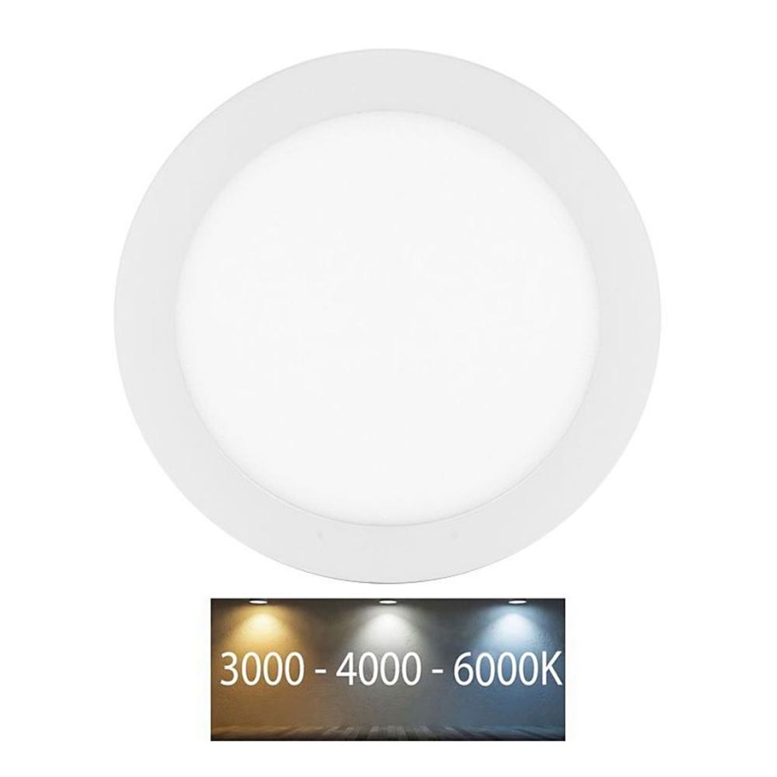 Lámpara empotrable de baño LED LADA LED/25W/230V 3000/4000/6000K diá. 30 cm IP44 blanco