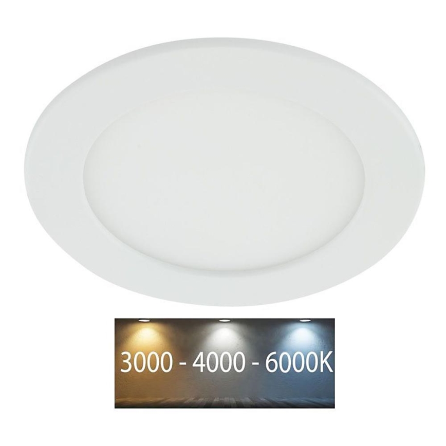Lámpara empotrable de baño LED LED/12W/230V 3000/4000/6000K IP44