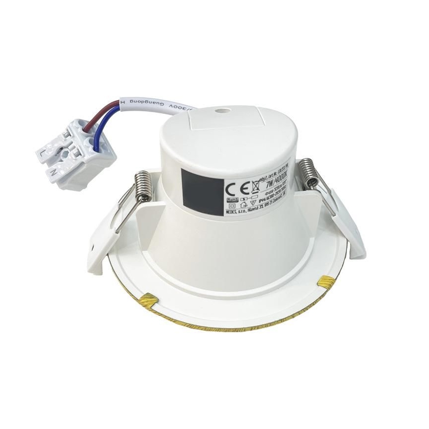 Lámpara empotrable de baño LED LED/7W/230V 4000K beige IP44