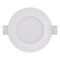 Lámpara empotrable de baño LED LORI LED/4,5W/230V IP65 2700/4000K diá. 8,5 cm blanco
