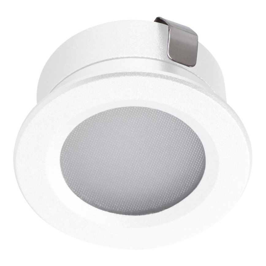 Lámpara empotrable de exterior LED IMBER LED/1W/12V 6500K diá. 3 cm 40 lm IP65 blanco