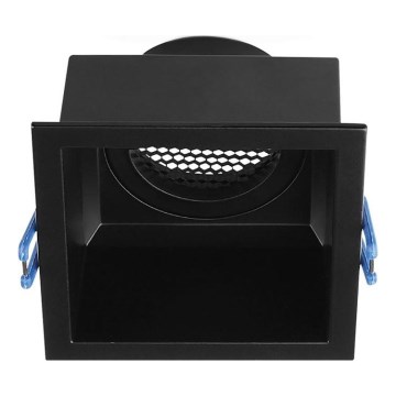Lámpara empotrable GU10 9x9 cm negra