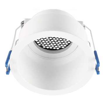 Lámpara empotrable GU10 diámetro 9 cm blanca