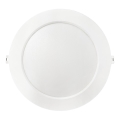Lámpara empotrable LED CIRCLE LED/18W/230V 4000K diá. 22 cm blanco