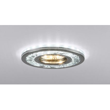 Lámpara empotrable LED EYE 1xGU10/50W + LED/3W/230V