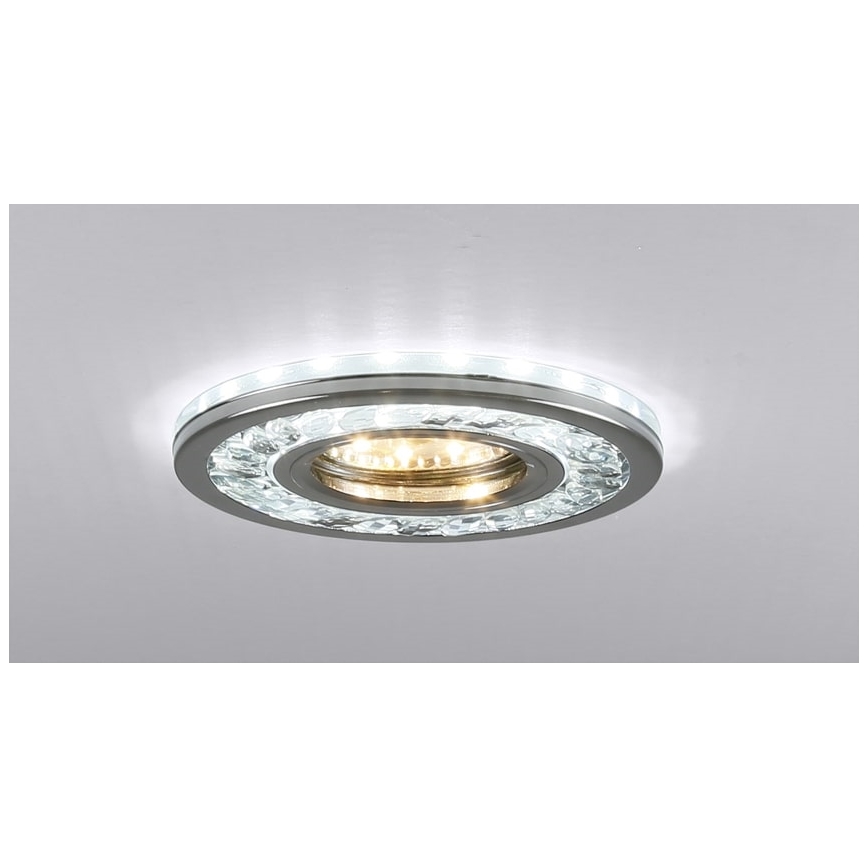 Lámpara empotrable LED EYE 1xGU10/50W + LED/3W/230V