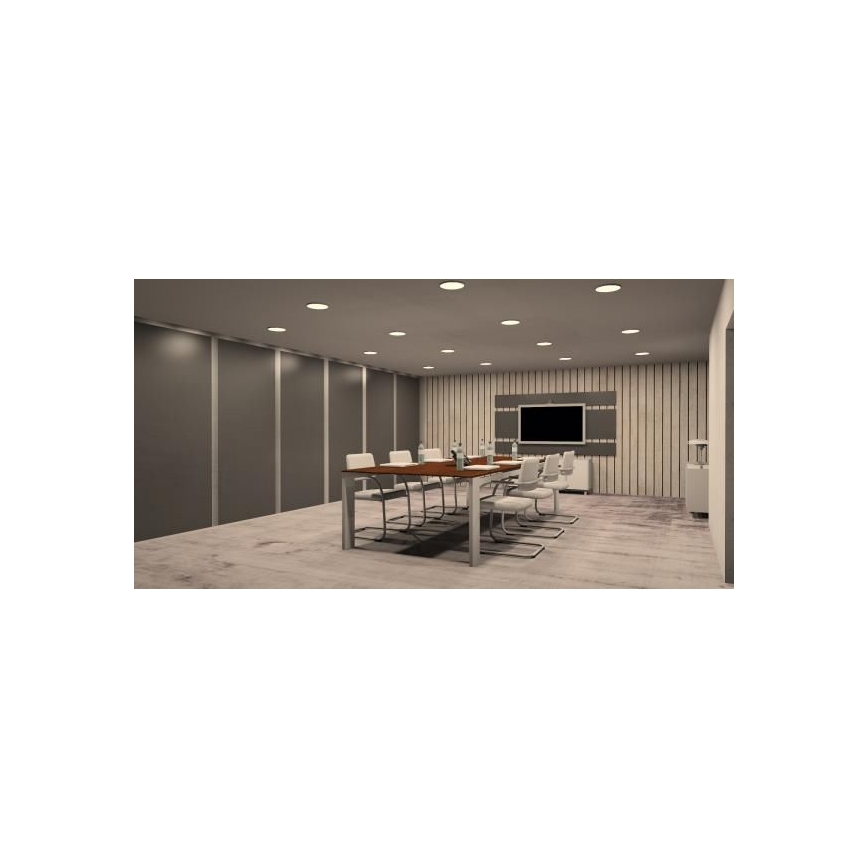 Panel LED empotrado LED/12W/85-265V IP40