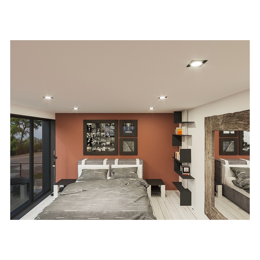 Lámpara empotrable LED LED/18W/230V 4000K 11,5x11,5 cm blanco