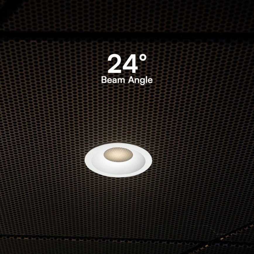 Lámpara empotrable LED LED/24W/230V 3000/4000/6400K ø 13,5 cm blanco
